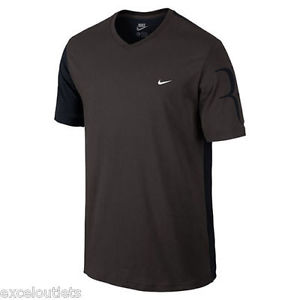 NWT! Nike RF (Roger Federer) V-Neck Tee Men Size M 632365 233 (#3204)