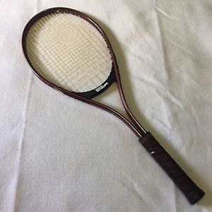 Wilson ACE Vintage Midsize Aluminum Racket Metallic Maroon