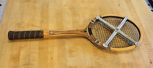Tad Davis Imperial Deluxe Wood Tennis Racket ~ 6M ~ Custom Made in The U.S.A.