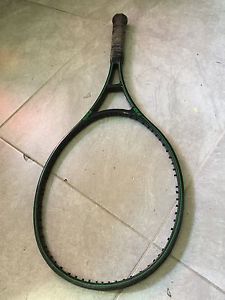 PRINCE POG ORIGINAL GRAPHITE Oversize SINGLE STRIPE TENNIS RACQUET 4 1/4 Good
