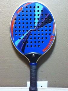 MARCRAFT RRF PADDLEBALL RACKET PLATFORM TENNIS BLUE MADE IN NJ USA FREE SHIPPING