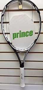 Prince Warior 100 Tennis Racquet 4 3/8 Autographed by John Isner