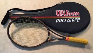 Wilson Pro Staff PWS Largehead Tennis Racquet Graphite Kevlar4 5/8" L5 Cover