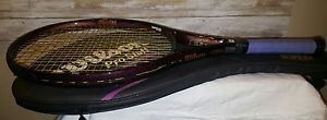 VINTAGE WILSON PRO STAFF 4.5 si aire shell TENNIS RACKET 4.25 WITH CASE