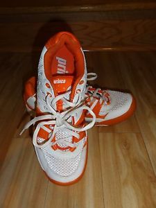 Prince T22 Women’s Tennis Shoes Sneakers White/Orange size 9
