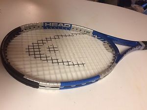 head liquidmetal 4 S4 Tennis Racquet blue & Silver Head 102" Grip 4 3/8 Nice!
