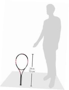 burn 100 ls pink tennis racquet (4-3/8)