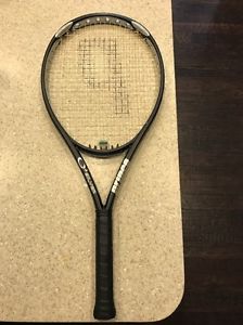 Prince O3 Silver 118 OS Oversized Tennis Racquet Strung 4"