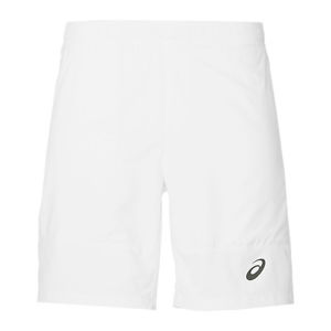 Asics Hombre Pantalones Deportivos Pantalones de tenis CLUB M CORTO 7IN blanco