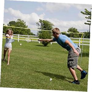 complete 4-player badminton set