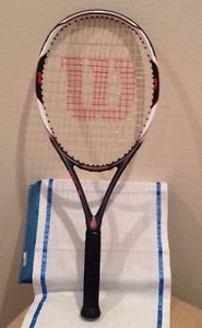 Wilson Drone Team 105 Tennis Racket Size 4 3/8 / 3 with the Original Wilson Bag