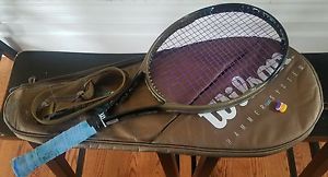 Wilson pro staff 4.0 hammer system with zip up cover