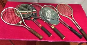 Vintage Lot WilsonT3000,slazenger,head,Steel Metal Tennis Racket Racquet,GREAT
