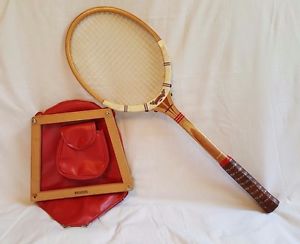 Vintage Dunlop Maxply Fort Wooden Tennis Racquet Made In England Regent Press