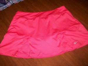 Nike Dri-Fit Women's M,Stretch Pink/coral Skirt/Shorts Tennis, running Skorts ,