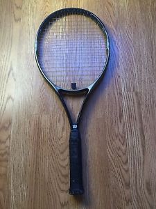 Wilson Hammer System Pro Staff 4.0 Tennis Racquet Black 4 1/2 Needs Grip Wrap