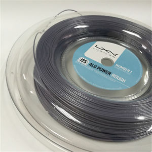 Silver Alu Power Rough Luxilon Tennis String,Big Banger 660FT,1.25MM