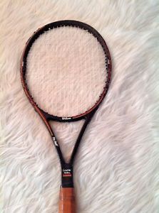 WILSON HYPER CARBON 6.0 PRO STAFF 95 MIDPLUS TENNIS RACQUET 4 5/8