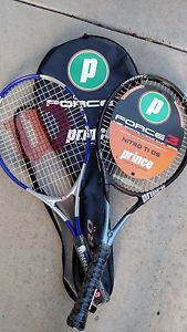 Pair of new tennis raquets