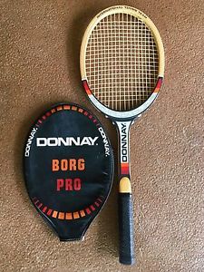 Vintage DONNAY Borg Pro Tennis RACKET, Intn'l Tennis Team, Belgium, Collectible
