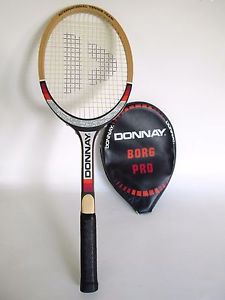 DONNAY Bjorn Borg Pro Tennis Racquet International Tennis Team Belgium w/ Cover