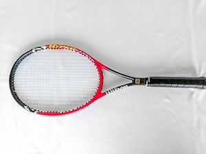 Wilson 6.1 Hyper Pro Staff Double Braid Carbon Tennis Racket New 4 3/8 Grip