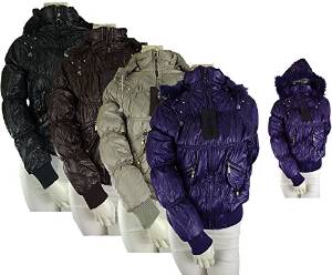 Girls Jacket W/Fur Lined Hood - Small-2Xl (24 Pieces) - Girls Jacket W/Fur Lined Hood - Small-2Xlstylish Jacket...