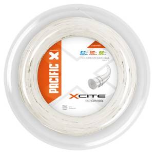 X Cite 1.30/16 Reel Tennis String Pearl