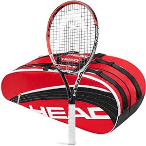 Head 2015 Graphene XT Prestige PWR STRUNG Tennis Racquet - with 6 Racquet Bag