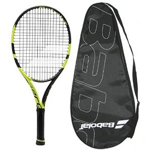 Babolat 2016 AeroPro Drive - Pure Aero - STRUNG with COVER Tennis Racquet