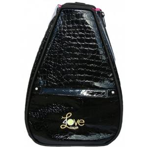 40 Love Courture Black Croc Betsy Tennis Backpack