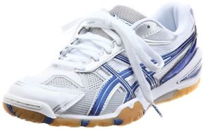 ASICS Japan Attack BLADELYTE 3 Table Tennis Shoes TPA329 White Blue Ping Pong