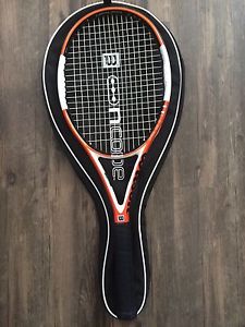 Wilson N Code Midplus N Tour 95 Sq In Tennis Racquet Very Nice***