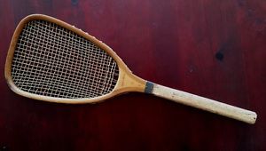 R. Bliss ALEXANDRA Antique Flat Top Lawn Tennis Racket c.1884
