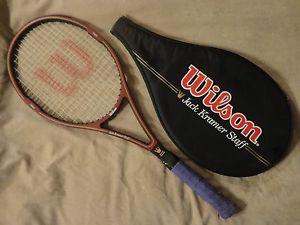 Wilson Jack Kramer Staff Midsize Tennis Racket Grip 4 3/8 KOQ St.Vincent EX!