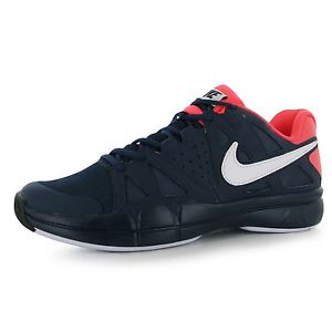Nike Air Vapor Advantage Tennis Shoes Mens Navy/White/Lava Trainers Sneakers