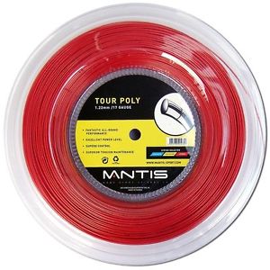 Mantis Tour Polyester Tennis String Reel 200m/660 ft Red - Auth Deale - Reg $150