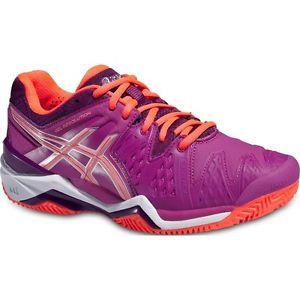 ASICS MUJER GEL RESOLUTION 6  2016  tierra batida. Zapatillas padel tenis