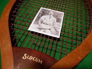 VERY SCARCE ANTIQUE A.G.SPALDING WOOD TENNIS RACQUET CIRCA:1916 