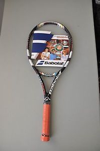 BABOLAT Pure Drive GT 2013 FRENCH OPEN EDITION Leather grip size 4 3/8 L3