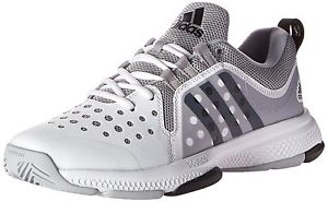 Adidas Barricade Classic Bounce Tennis Shoes Sneaker - White/Black - Reg $100