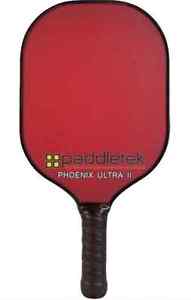 Phoenix Ultra II Pickleball Paddle by Paddletek - Red - New w/ Warranty