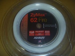 Ashaway Zymax 62 Fire 200m (WHITE) Reel  USA made