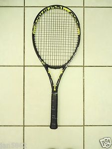 TECNIFIBRE  TFLASH 300 SPEEDFLEX TENNIS RACQUET NEW STRINGS / OVERGRIP 4 3/8 