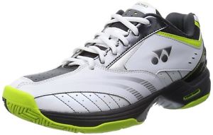 YONEX Japan POWER CUSHION 205D SHT205D Men's Tennis Shoes White x Lime New