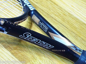 Prince Triple Threat Stealth Midplus 1000pl Racket NEW STRINGS $230 4 3/8
