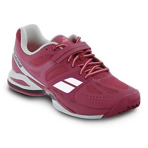 Babolat Propulse BPM All Court Tennis Shoes Womens Pink/White Trainers Sneakers