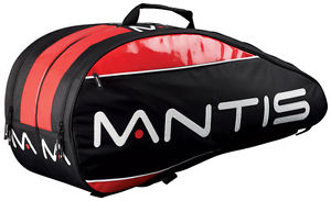 Mantis Tennis Holdall 6 Racket Thermo Bag Black/Red