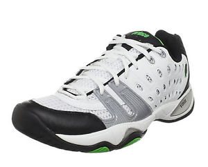 Prince T22 Tennis Shoes White/Black/Green - Men's -Reg$110