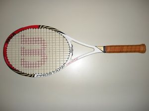 WILSON BLX PRO STAFF NINETY 90 AMPLIFEEL  TENNIS RACQUET 4 5/8   (NEW STRINGS)